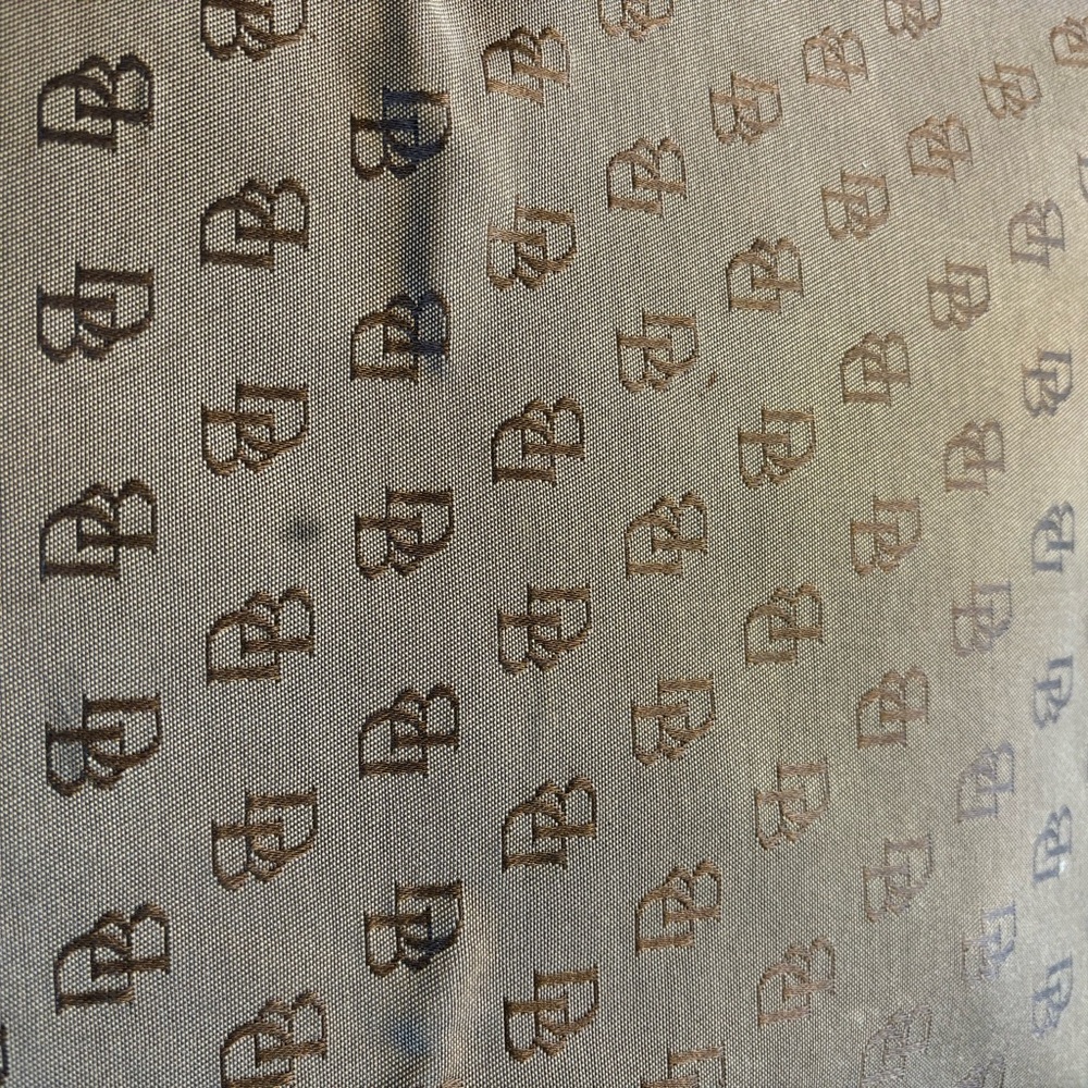 Dooney & Bourke Beige Brown Monogram Large Tote Satchel Bag - Picture 10 of 13